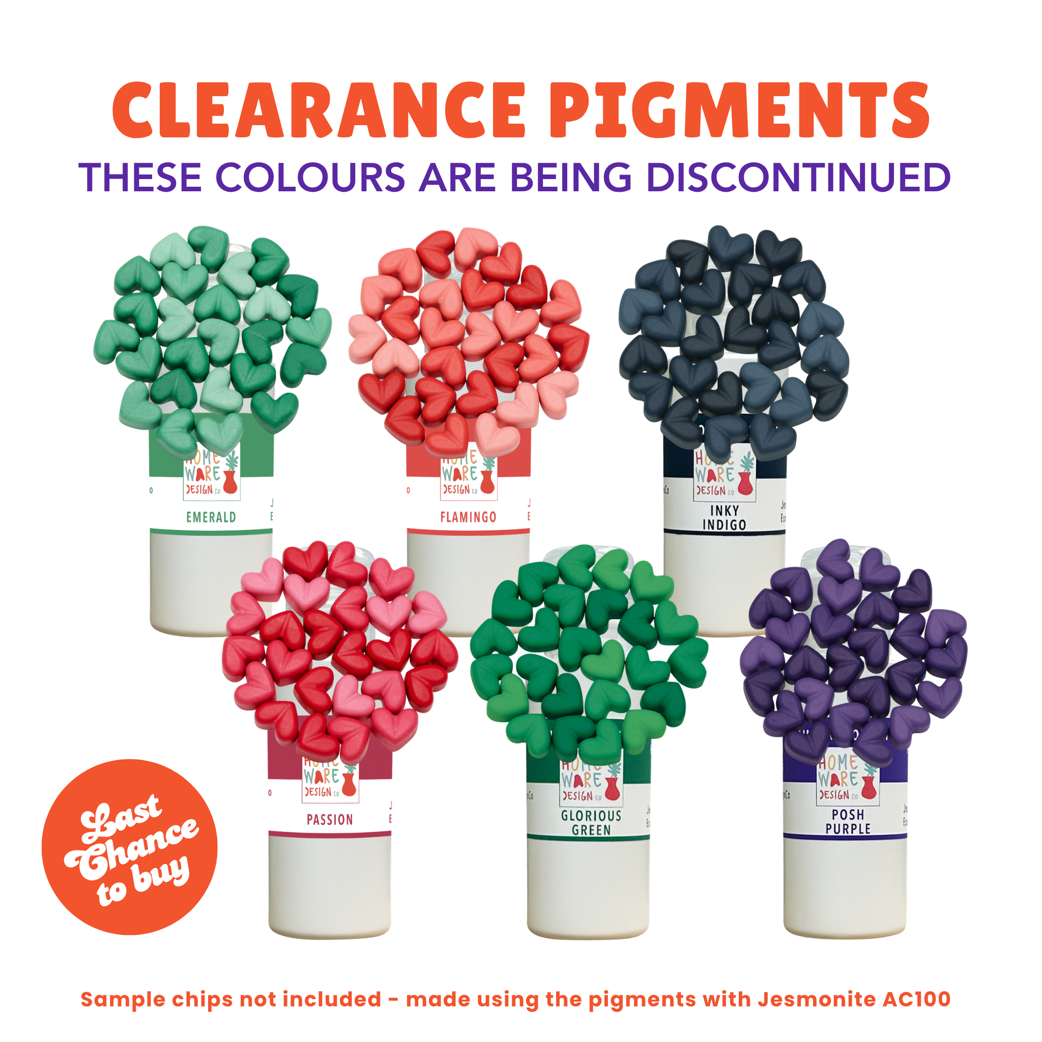 CLEARANCE Colour Pigments – Homeware Design Co