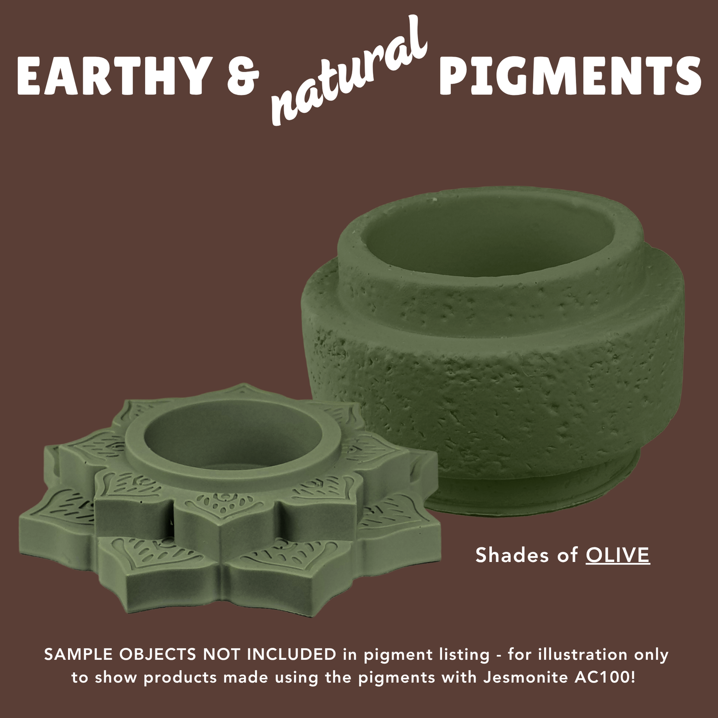 EARTHY & NATURAL  Colour Pigments