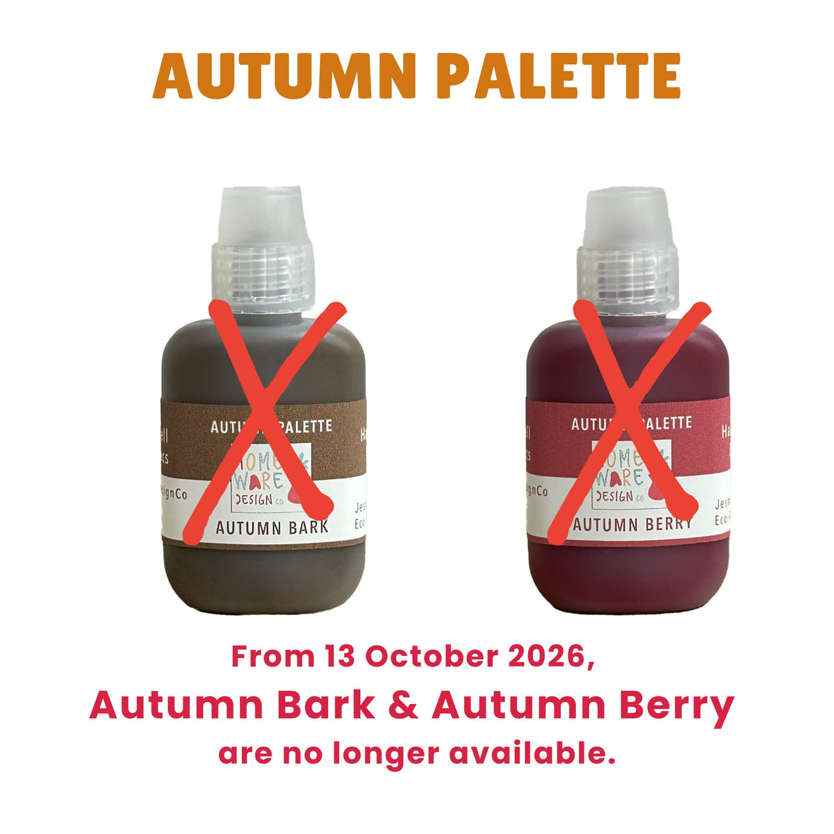 AUTUMN PALETTE - Warm Colour Pigments